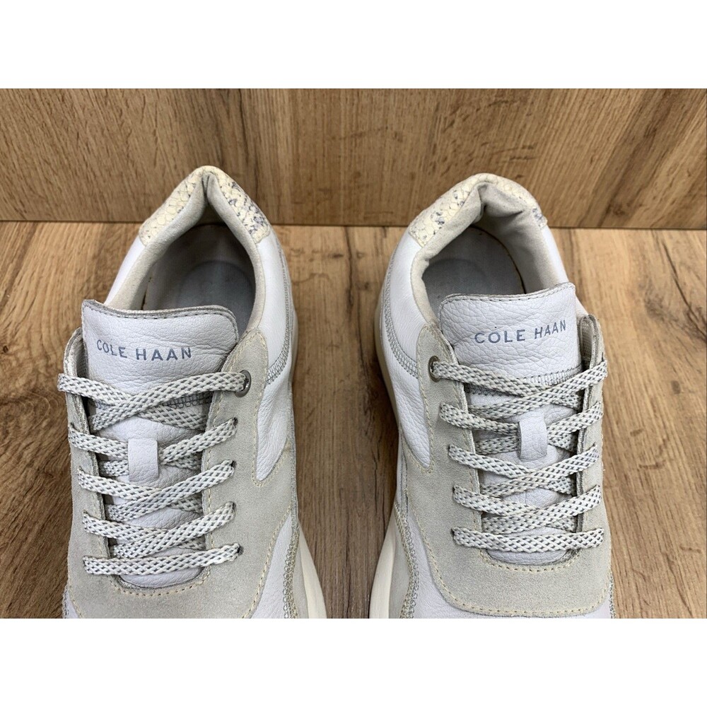 Cole Haan GrandPro Downtown W22935 Women'sCream Leather Sneaker Shoes Size 10 B - Picture 8 of 16